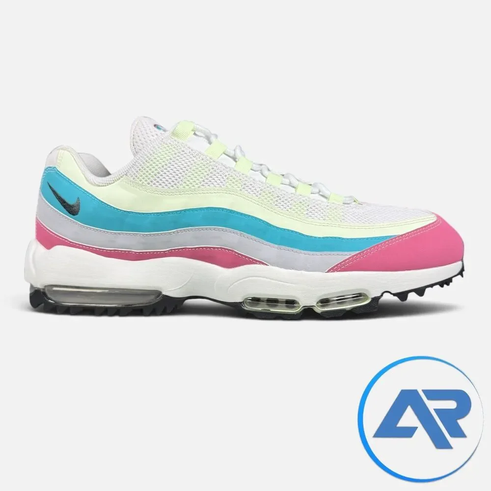 Nike Air Max 95 Golf Peony Volt Tint Dusty Cactus HV4696-600 Men's Size 15